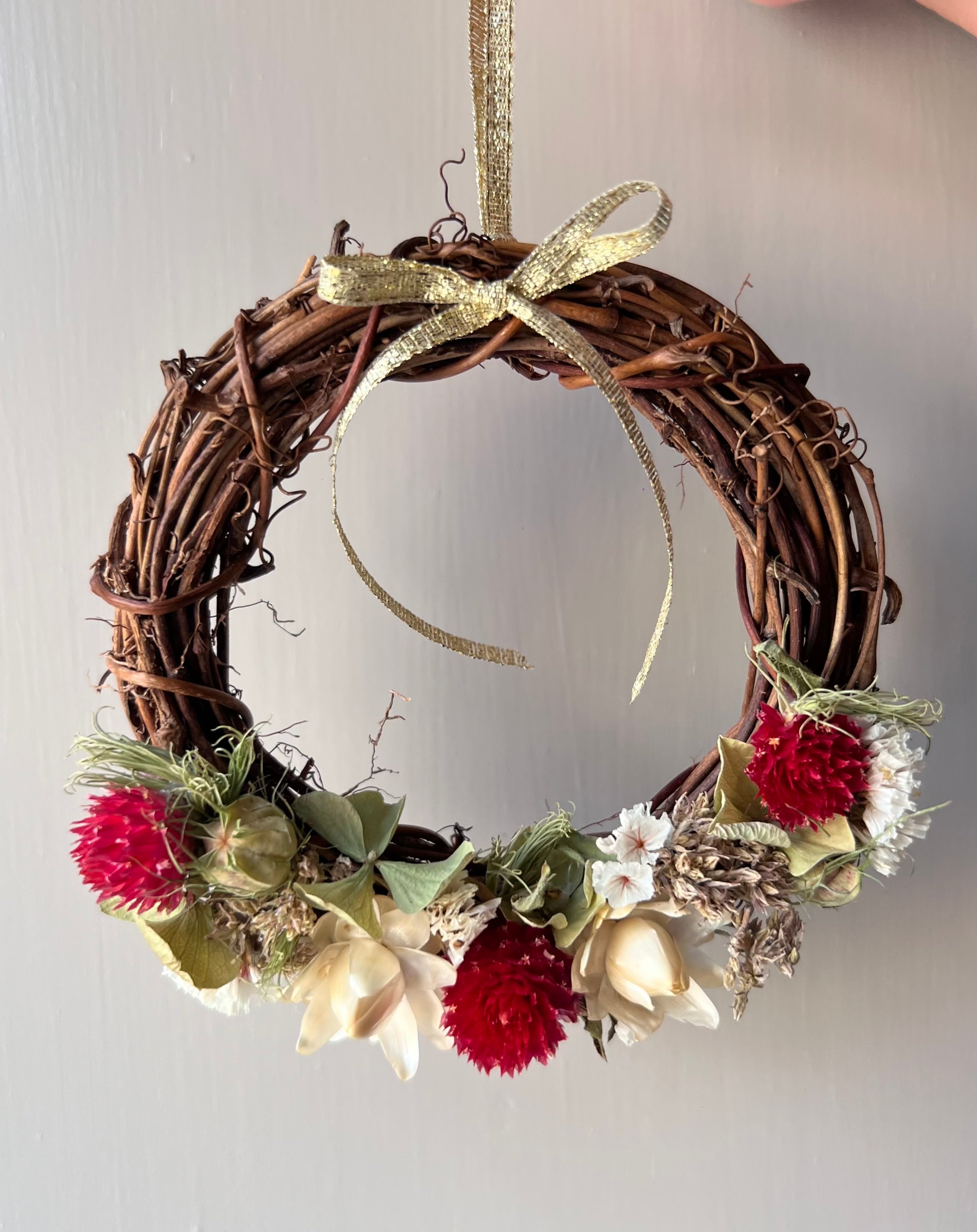 Mini Wreath with Everlasting Flowers